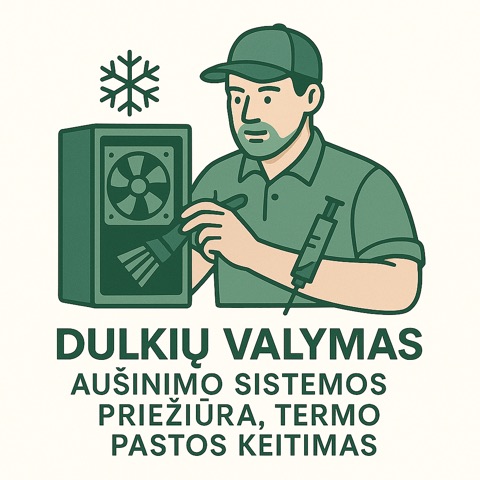 Kompiuterio dulkių valymas ir aušinimo sistemos priežiūra