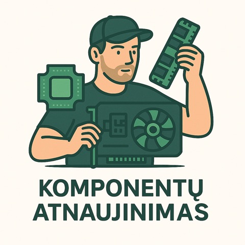 Kompiuterio komponentų atnaujinimas